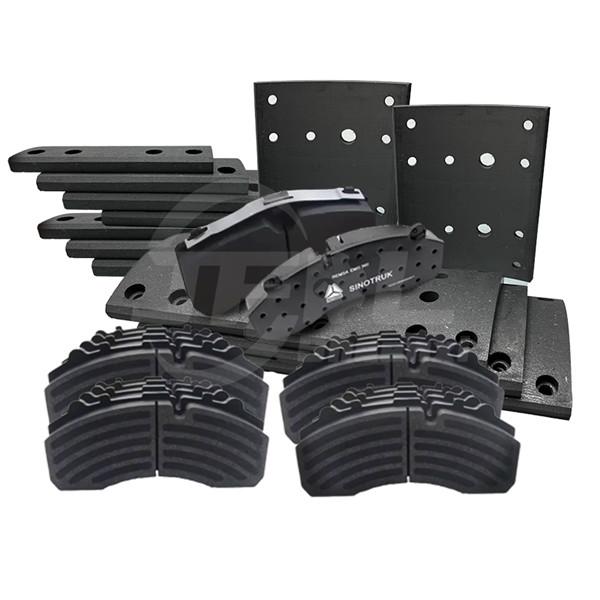 Customizable high quality heavy truck parts brake pads brake lining for Yutong