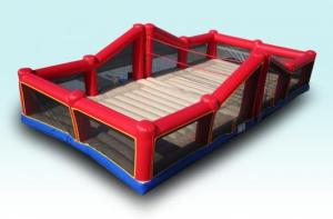 Wholesale Exciting Indoor Inflatable Sports Games Bouncy Volleyball Court With CE from china suppliers