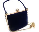 Women Evening Clutch Handbag With Paste Diamond Flower OEM ODM