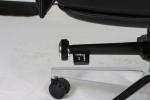 70mm Cylinder Swivel Leather Adjustable Height Office Chair SGS BIFMA