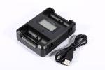 Military 4000Ma 2 Bay Battery Charger Micro Usb For Car Three Charging Modes