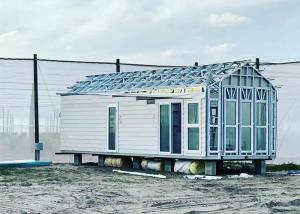 Wholesale EU USA Prefab Mobile Homes Prefabricated Gable Light Steel Foldable House from china suppliers