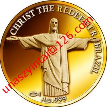 Custom Souvenir Brazil Metal Coin