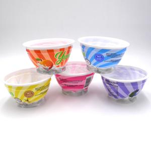 Wholesale 130ml 4oz disposable yogurt cups yogurt container with aluminum foil lids from china suppliers