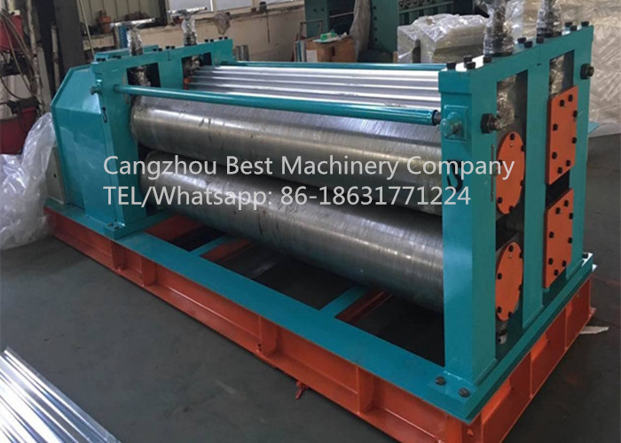 ARC Waves Bending Roofing Sheet Roll Forming Machine Chain / Gear Box Driven System