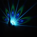 Novelty gifts product Peacock projection lamp, funny and attractive attractive