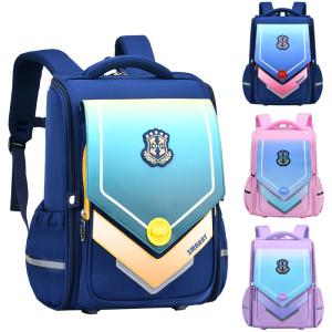 Wholesale Children Orthopedic Kids Backpack Large Capacity Waterproof School Bag OEM from china suppliers