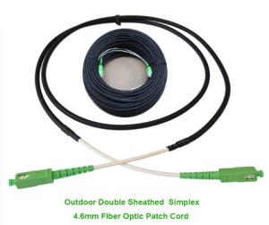 Wholesale Double Sheathed Simplex Single Mode Fiber Jumper Cables 4.6mm from china suppliers