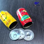 310ml , 250ml Metal Can Beverage Tin Can Packed For Juice , Orange