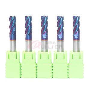 Wholesale Solid Carbide Corner Radius Mill 6R0.2 4 Flutes High Hardness HRC65 from china suppliers