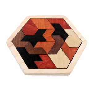 Wholesale Children'S Montessori Hexagonal Wooden Jigsaw Puzzles from china suppliers