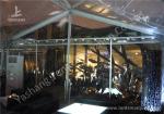 Waterproof Outside High Strong Framed tent with clear roof , clear top wedding