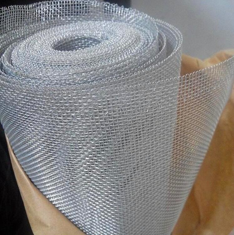 Black Coated Aluminium Window Screen With 0.24mm Wire Diameter