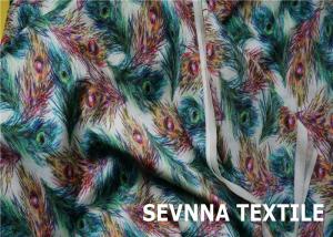 Wholesale Warp Knitted Swimwear Nylon Fabric , Semi Dull Custom Printed Swimwear Fabric from china suppliers
