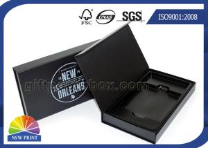 Wholesale Magnetic Paper Hinged Lid Gift Box Plastic Blister Packaging Hot Stamping from china suppliers