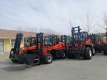 China made 4x4 diesel rough terrain forklift truck 3.5 ton for off road