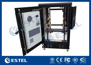 Wholesale IP55 Galvanized Steel 20U Outdoor Telecom Cabinet For Telecom Equipments With PDU Inside from china suppliers