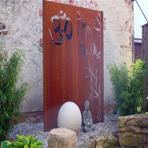 Wholesale Pre Rusted Metal Garden Products Corten Steel Decorative Panels Custom Made from china suppliers