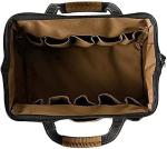 Premium Heavy Duty 14inch Tote Wide-Mouth Custom Travel Tool Bag