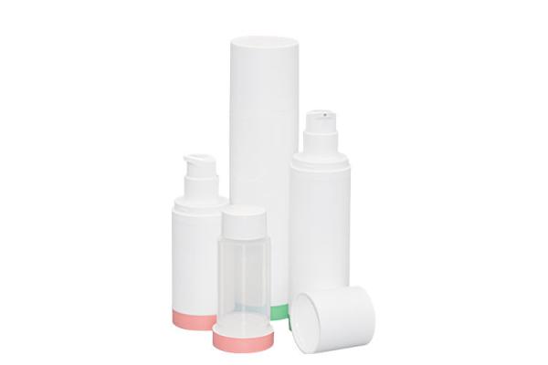 Refillable PP Airless Pump Bottles Travel PCR Plastic Bottle Cosmetic Packaging
