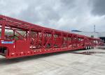 3 Axle Transport Car Carrier Trailer Truck with Jost E100 Landing Gear and