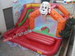 Durable Commercial Inflatable Bouncy Slide For Outdoor / Backyard