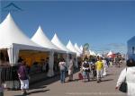 White Marquee Pagoda Shape Exhibition Event Tents For Conference