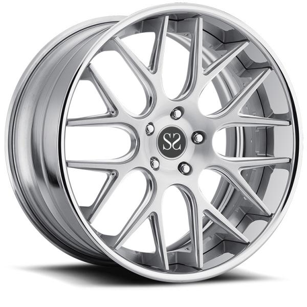 18 19 20 21 22 Inch Polished For M3 M4Wheels 2-pc Forged Aluminum Alloy A6061 T6