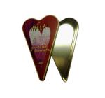 Romantic Style Heart Shaped Tin Box For Chocolate Candy Gift Packing