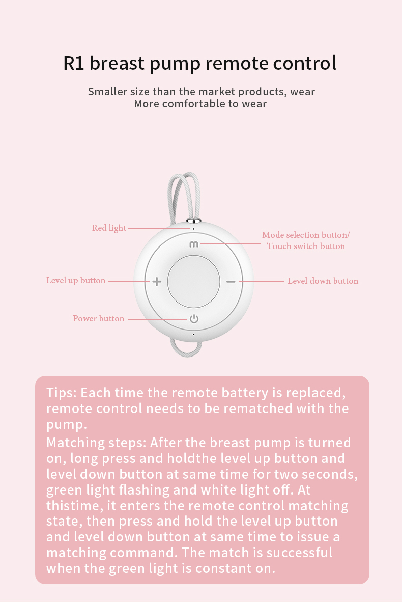 LCD Display Portable USB Rechargeable Breast Pump for and Hands-free Milk Expression