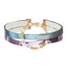 Buy cheap OEM ODM Handmade Leather Bracelet , Double Metallic Womens Leather Charm from wholesalers