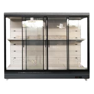 Sliding Glass Door Multideck Display Fridge Auto Defrosting With Multi Deck Shelving