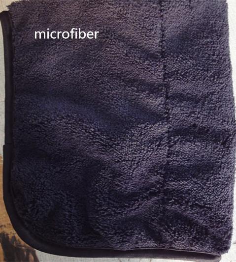 Microfiber 300gsm 150cm Width Black Durable Piping Good-looking Sports Cleaning
