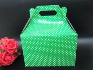 Wholesale Colorful Dot Cake Cardboard Box Gift Bomboniere Paper Boxes Wedding Favour from china suppliers