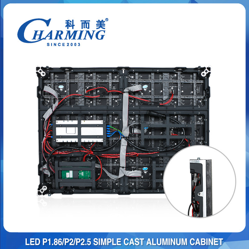 Advertising 4K Indoor Video Wall Display Diecast Aluminium P2.5 Seamless