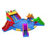 Kids Waterproof Inflatable Water Park Dragon Slide