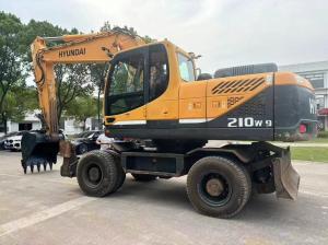Wholesale Hyundai Used Excavators For Sale Original Korea Hyundai 210w-9 On Wheel Excavators For Sale from china suppliers
