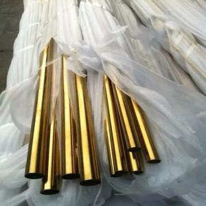 Wholesale 316L Stainless Steel Welded Pipe 400mm 304 Gold Color For Building from china suppliers
