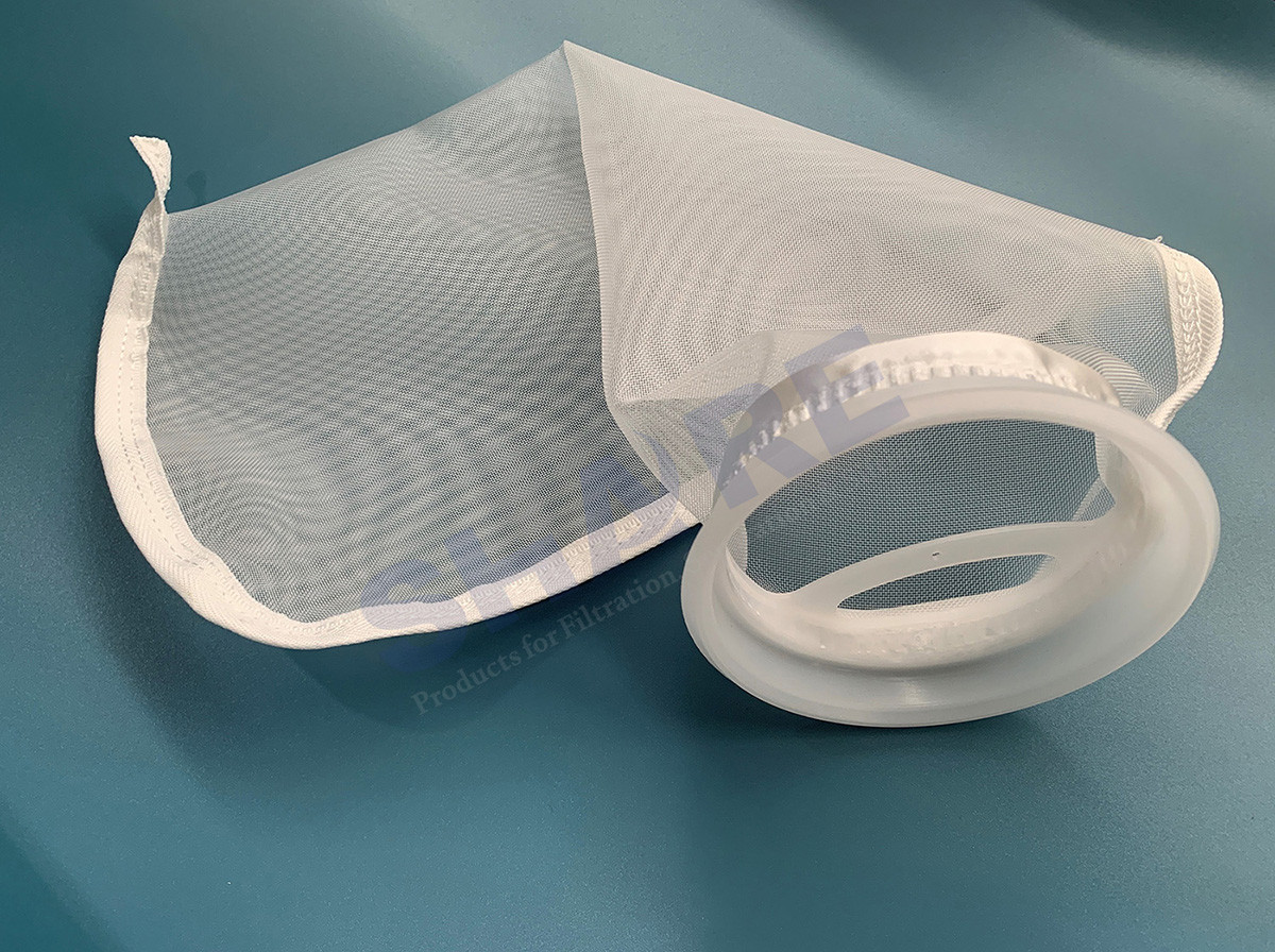 Customized Felt Filter Bags Mesh Opening 0.5um to 300um Bag Size 1 2 3 4 5 and OEM