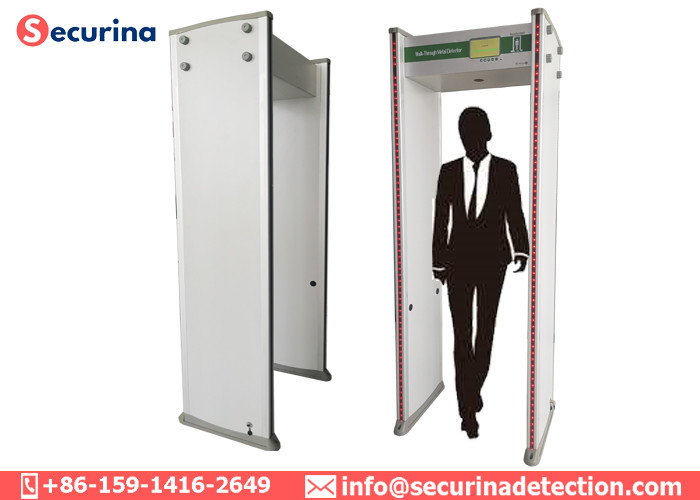 33 Pinpoint Zones Walk Through Security Detector Tamper Proof With Lock / Password