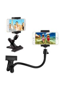 Wholesale Universal gooseneck phone mount Metal ABS Cell Phone Camera Holder For Tripod from china suppliers