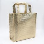 Good sale best price recyclable golden aluminium film shopping embossing non