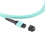 High quality OM3 12 Cores MPO Patch Cord MPO(female)-MPO(female) 3.0mm