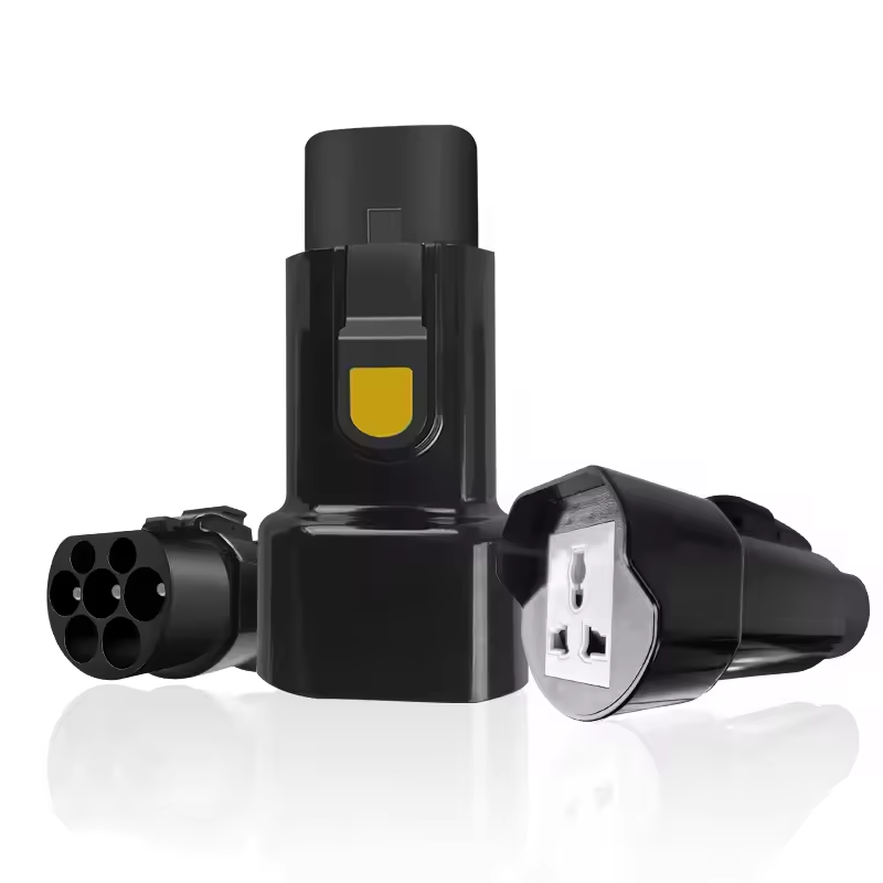 IP55 22KW Max EV Charger Adaptor GBT to Type2 AC Inlet Adapter for Electric Vehicles Charging Connector Outlet Plug 380V 32A