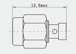 Mini SMA Male High Performance Straight RF Connector for SFF-50-1.5-1 Cable