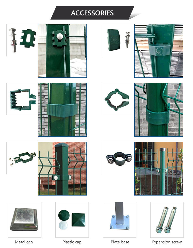 High Security Prism 3d Fence Panels Pvc Coated Metal Wall Fencing Panel Trellis Steel Galvanized 3d Netting Roof Top Fen