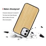 Cherry Wood Tpu Pc Wooden Phone Cover Engravable For Samsung