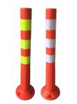 30inch Orange Road Safety Warning Post Flexible Traffic Pole