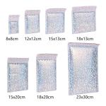 200x290MM Self Adhesive Holographic Bubble Bags For Jewelry