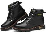 Construction Workers Safety Shoes Anti Smashing And Anti Stab Boots High Top